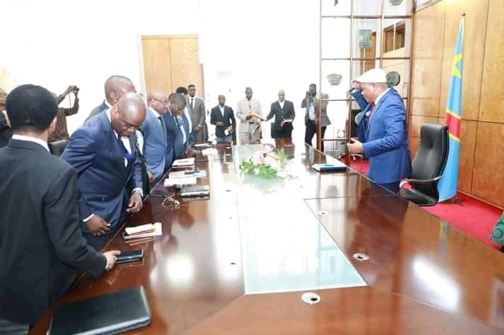 RDC- Assemblée nationale: Kabund en réunion avec les présidents des groupes parlementaires