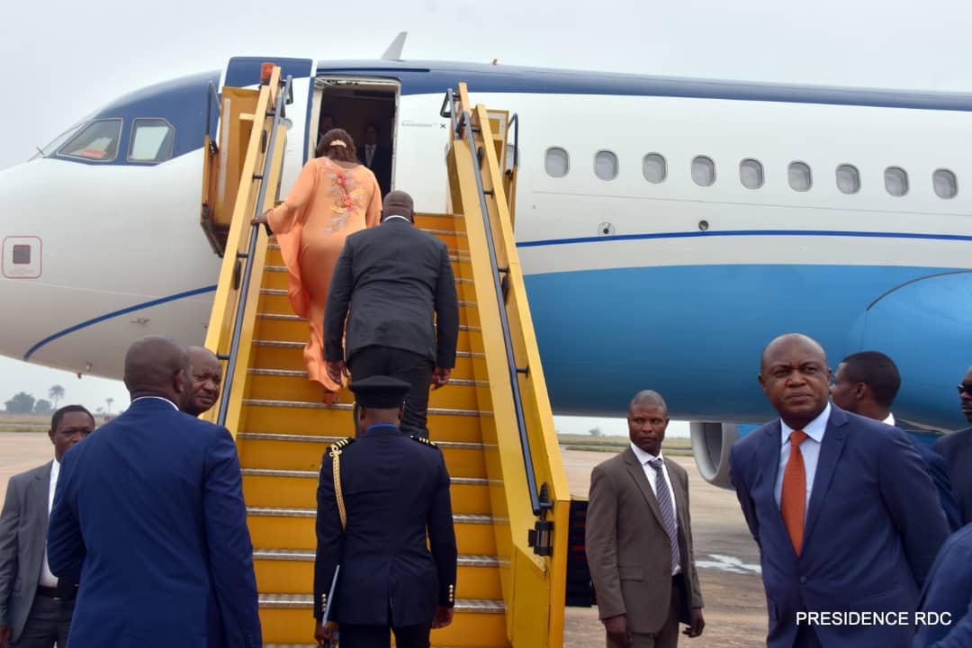 RDC- Bruxelles: Tshisekedi dans les airs vers la Belgique