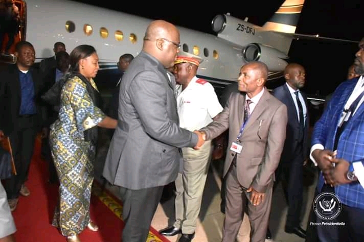 RDC: Tshisekedi de retour à Kinshasa