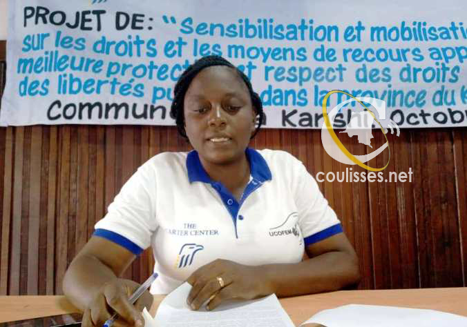 Kasaï oriental : L’Union congolaise des femmes des médias clôture ce samedi la sensibilisation sur les droits et libertés publiques