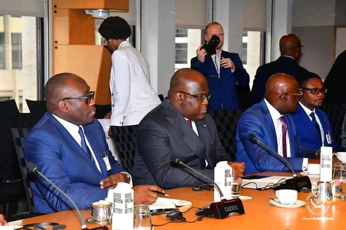 RDC-USA : Tshisekedi en séance de travail à la banque mondiale