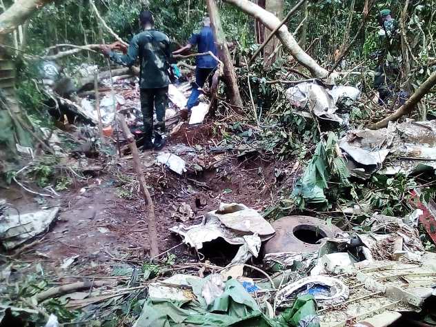 RDC-Sankuru: Découverte d’autres restes humains sur le lieu du crash de l’AN 72