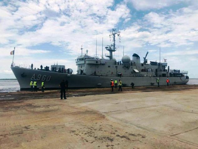 RDC: Réception d’un navire de marine militaire à Boma