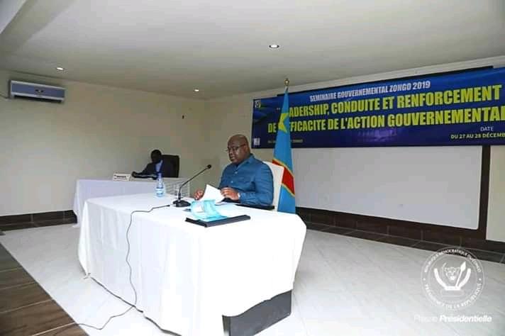 RDC- Kongo Central : Ouverture du séminaire du gouvernement,  Tshisekedi appelle à une évaluation de l’action gouvernementale