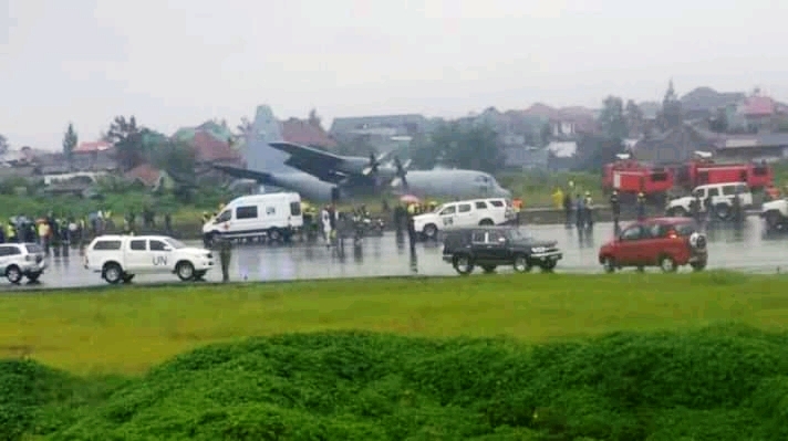RDC-Goma: Un avion d’immatriculation sud-africaine rate son atterrissage
