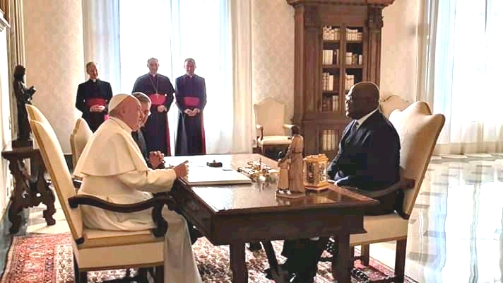 RDC- Rome: Tête-à-tête Tshisekedi- Pape François