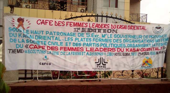 Kasaï oriental : Organisation de la 1 ère édition du café des femmes leaders
