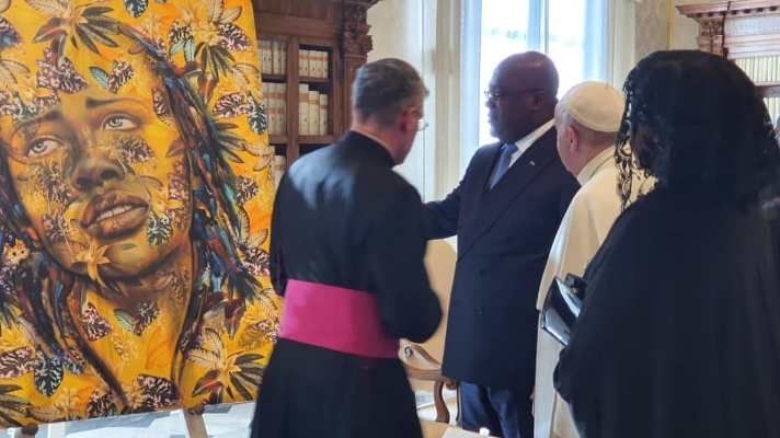 RDC- Rome : Tshisekedi offre « les larmes de Beni » à Pape François