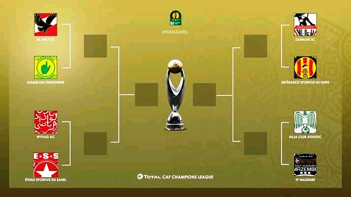 SPORT/CAF-C1 : Mazembe rencontrera  Raja de Casablanca en quart de finale.