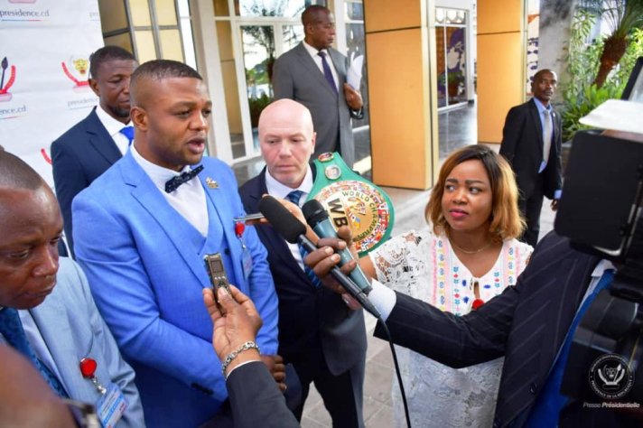 SPORT-Boxe: Junior Ilunga Makabu promet de soutenir la boxe congolaise