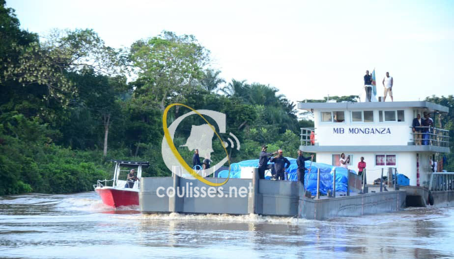 Kasaï oriental : Le Premier bateau a accosté ce samedi au port de Ndomba