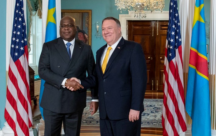RDC-USA: Mike Pompeo exprime son soutien au programme de Félix Tshisekedi
