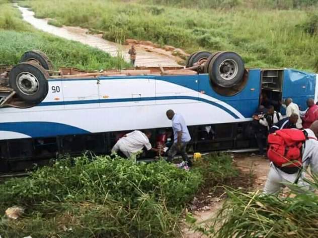 Kasaï oriental : Plusieurs blessés dans un accident du bus de la société SACIM en partance pour Boya