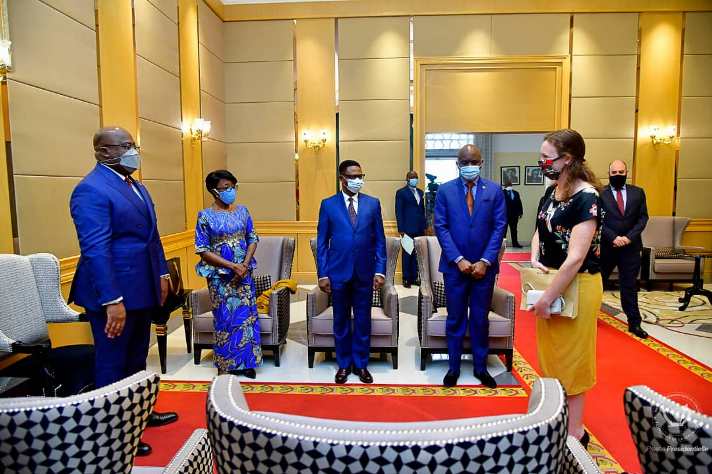 RDC : Félix Tshisekedi reçoit les ambassadeurs du Rwanda et du Royaume-Uni