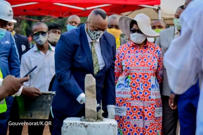 Kasaï oriental : Début des travaux de construction du complexe social de la fondation Mutombo Dikembe à Tshibombo