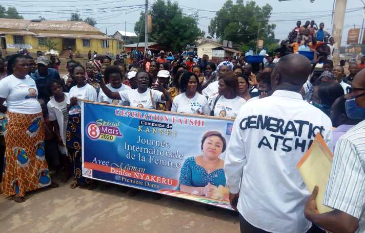 Kasaï oriental : Les femmes de la Génération FATSHI exigent la levée des immunités de  Christelle Bukumbabu Ngoyi