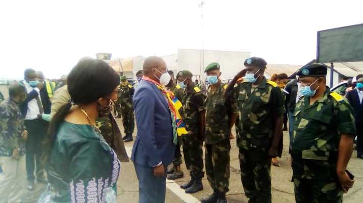 Kasaï oriental : Arrivée à Mbujimayi du ministre délégué à défense, Sylvain Mutombo