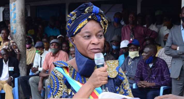 Kasaï oriental : La Bourgmestre Georgette Ndaya   fait le plaidoyer pour lutter contre les érosions dans la commune de Dibindi