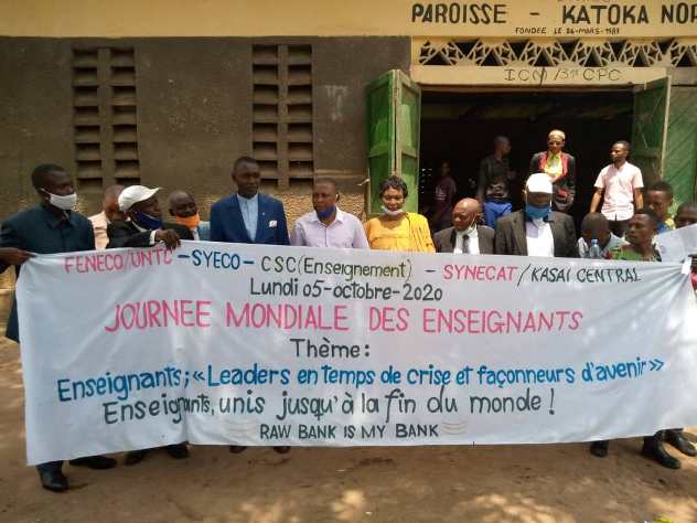 RDC-Kasaï Central : Les enseignants exigent que justice soit faite sur l’assassinat de leurs camarades à Kafuba trois ans après