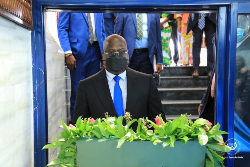 RDC: Le président Félix Tshisekedi s’est recueilli au Mausolée de Mzee L.D Kabila