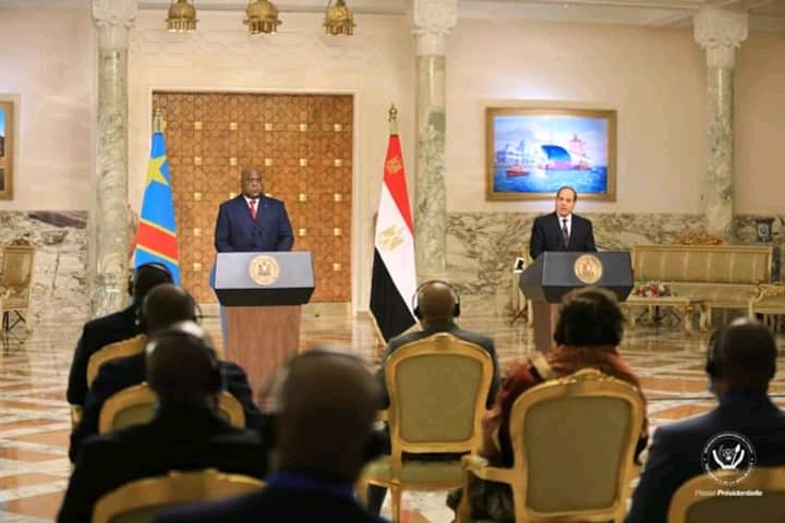 RDC- Egypte : Al-Sisi décide de soutenir F. Tshisekedi dans la restauration de la paix à l’Est du pays