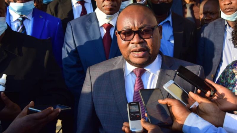Kasaï Oriental : Le ministre Didier Mazenga en mission d&rsquo;évaluation des travaux de l&rsquo;aéroport de Mbujimayi