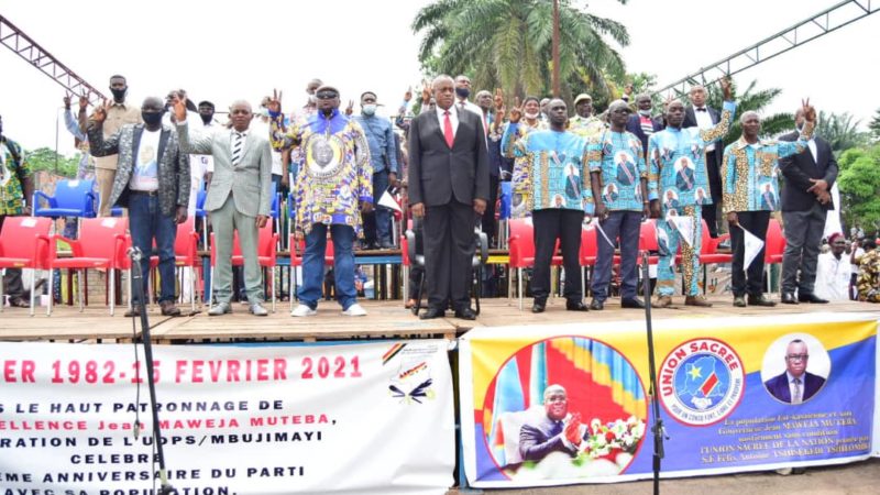 Kasaï oriental : Le 39 ème anniversaire de l’UDPS commémoré avec faste à Mbujimayi