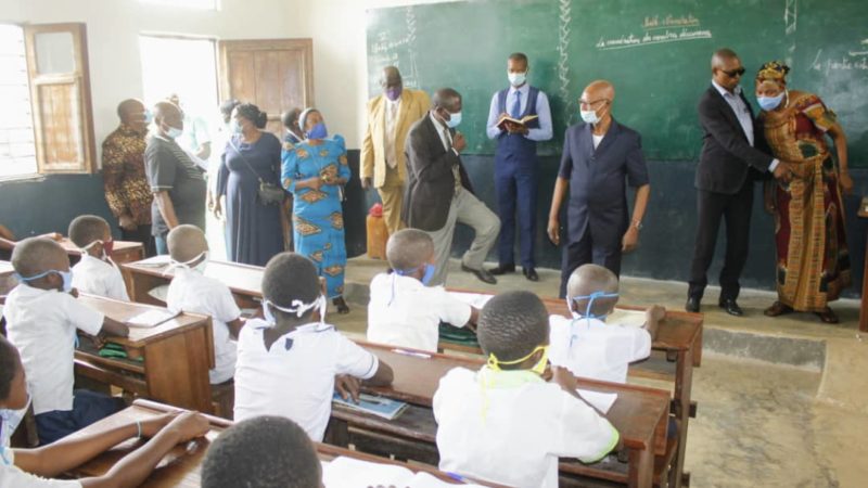 Kasaï central: Le Gouverneur a.i visite les écoles pour s’assurer de la reprise des cours