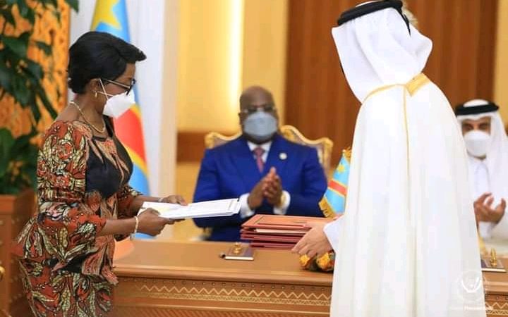 RDC- Qatar: Félix Tshisekedi et Cheikh Tamim Ben Hamad ont signé un accord général de coopération