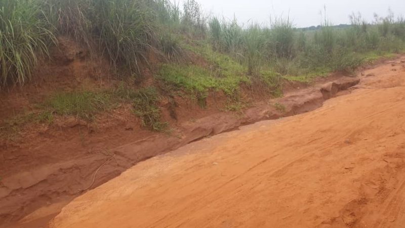 Kasaï-oriental: la nationale n°1 coupée en deux au niveau de Kenankuna