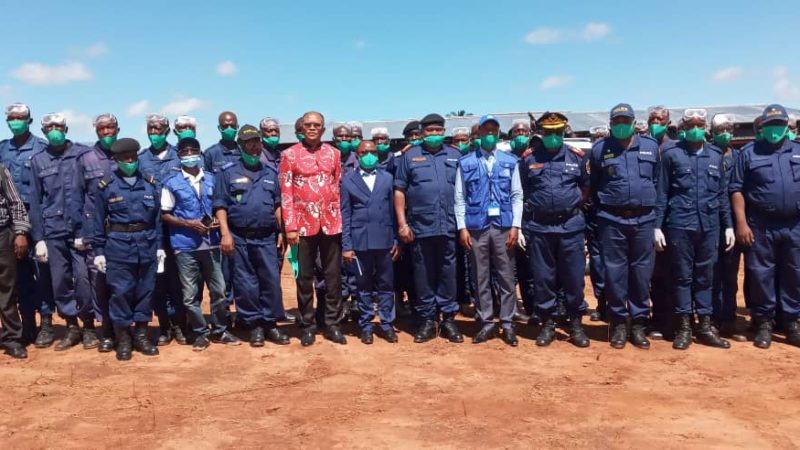 Kasaï oriental : L’OIM remet les bâtiments de l’école de police de CIPUKA  au gouvernement provincial