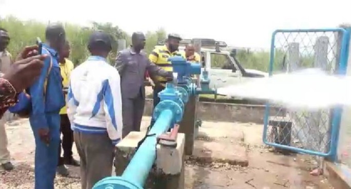 RDC-Lomami : L’installation d’un forage et une borne fontaine par la Regideso  à   Kabinda