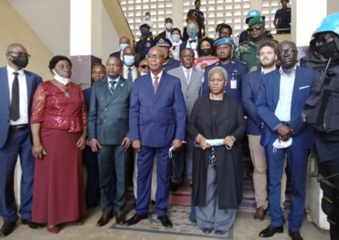 RDC- Kasaï central : Bintou Keita en mission à Kananga