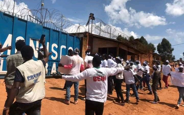 RDC/Nord-Kivu : A Butembo, les militants des mouvements citoyens exigent le départ de la Monusco