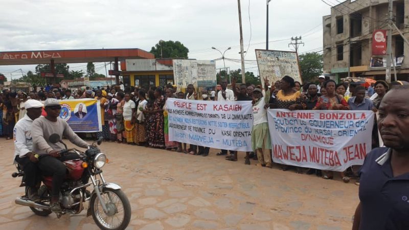 Kasaï oriental : les partisans du gouverneur Maweja lui réitèrent leur soutien indéfectible (mémo)