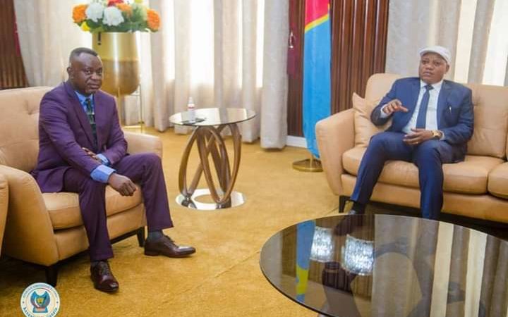 RDC: J. Marc Kabund reçoit le nouveau VPM de l&rsquo;intérieur