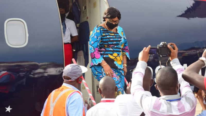 Kasaï oriental : Arrivée à Mbujimayi de la ministre Gisèle Ndaya