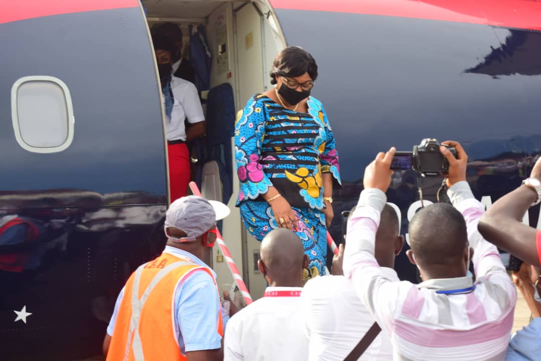 Kasaï oriental : Arrivée à Mbujimayi de la ministre Gisèle Ndaya