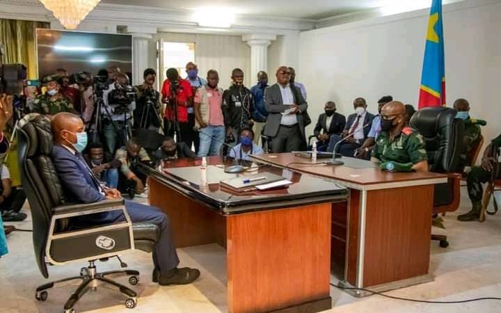 RDC- Nord-Kivu : Remise et reprise entre Carly Nzanzu Kasivita et le lieutenant-général Constant Ndima Kongba