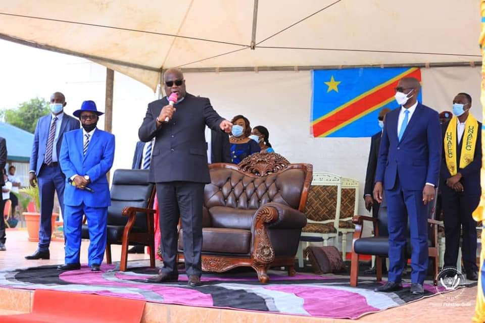 RDC: A Kolwezi, Félix Tshisekedi dénonce la campagne de diabolisation contre les gouverneurs nommés