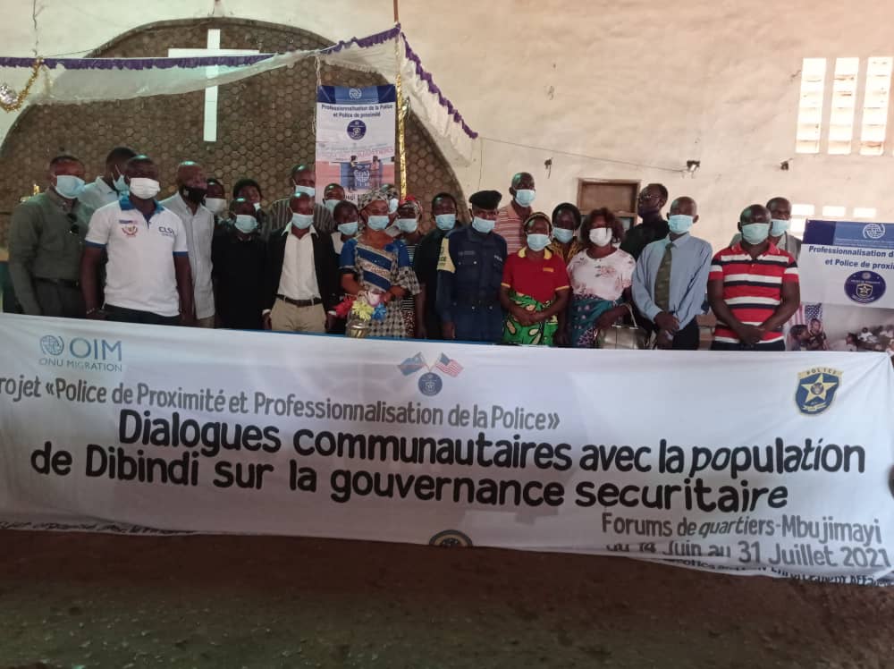 Kasaï oriental : au quartier Dibindi, les leaders communautaires appellent la police à inspirer confiance