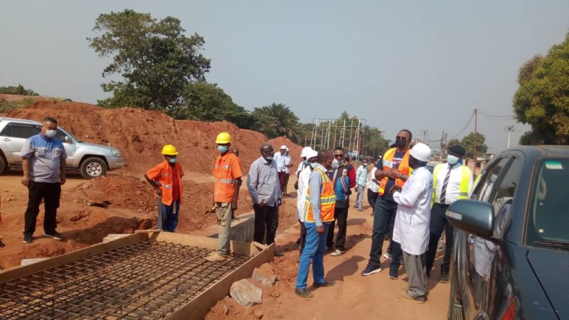 Kasaï oriental : David Mukeba visite les travaux du projet TSHILEJELU et  fait des recommandations