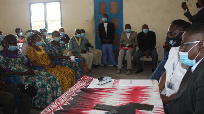Kasaï-central : le BCNUDH sensibilise les victimes de Nganza sur le travail de mémoire