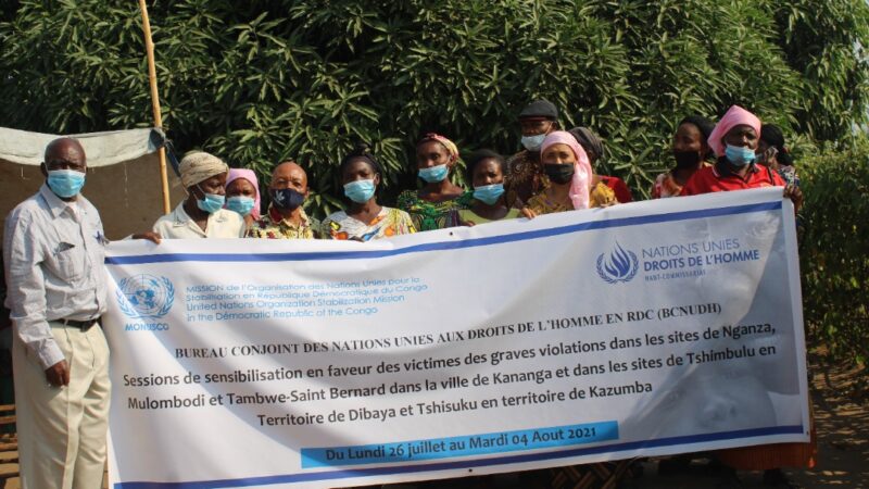 RDC-Kasaï-central : les victimes de Mulombodi sensibilisés sur le travail de mémoire