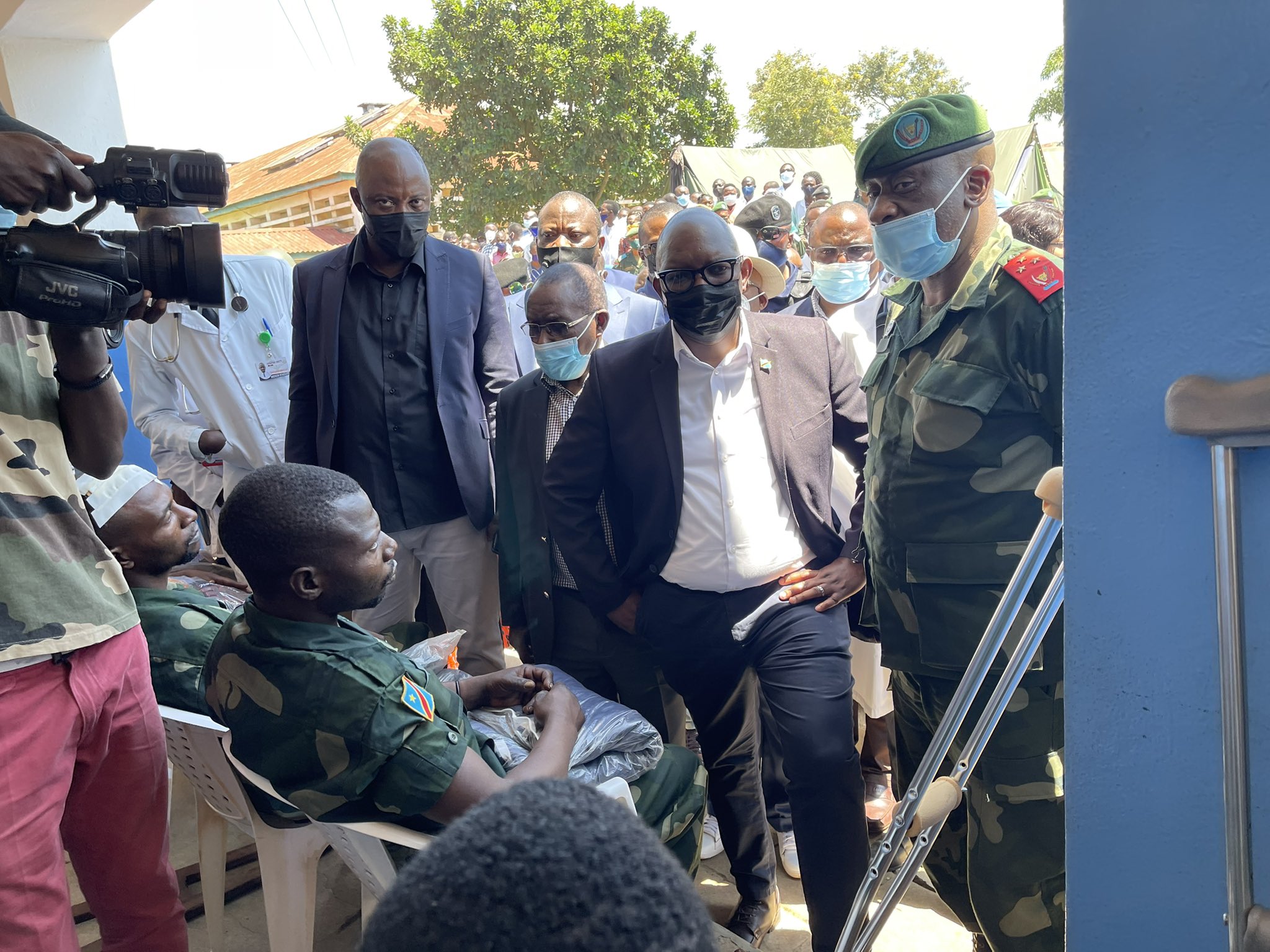 RDC-ITURI : à Bunia, Sama Lukonde au chevet des militaires blessés