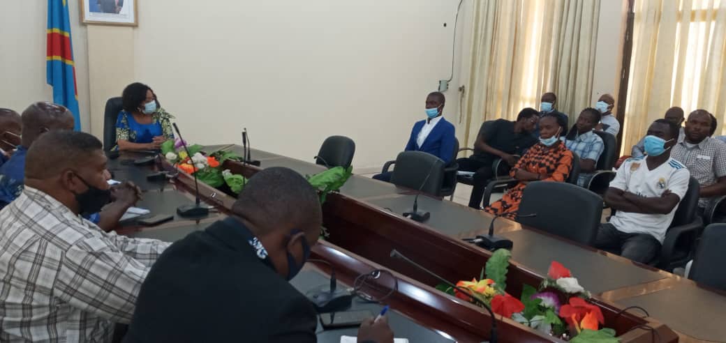 Kasaï oriental : Les jeunes de l&rsquo;UDPS Mbujimayi présentent leurs préoccupations à la Gouverneure Intérimaire
