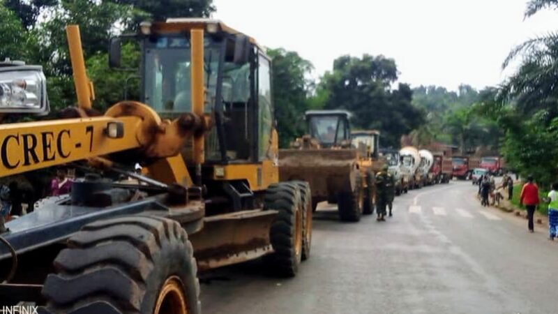 Kasaï Oriental : Projet TSHILEJELU, arrivée à Mbujimayi des matériels et engins de CREC 7