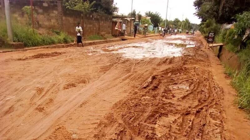Kasai oriental : à Mbujimayi, l’avenue Lusambo est devenue infréquentable après plusieurs pluies