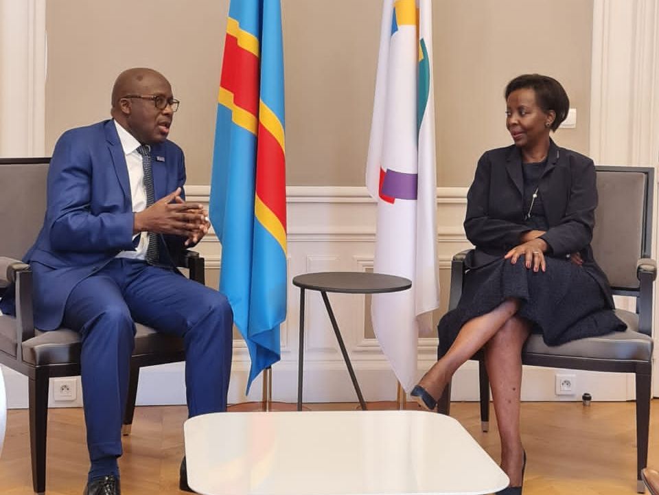 RDC-Affaires étrangères : l’OIF va soutenir  Christophe Lutundula dans la réussite des jeux de la francophonie prévus à Kinshasa