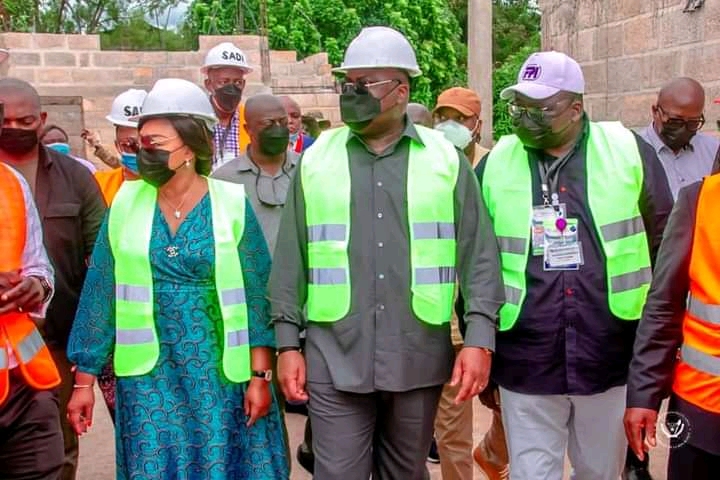 Kasaï oriental : Félix Tshisekedi visite les chantiers financés par le FPI